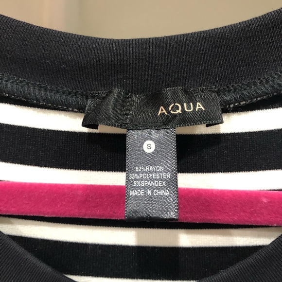 Aqua by Bloomingdales Mini Striped Dress - Picture 4 of 6